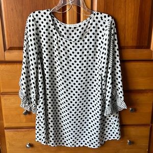 Rose + Olive Women’s Polka Dot Top